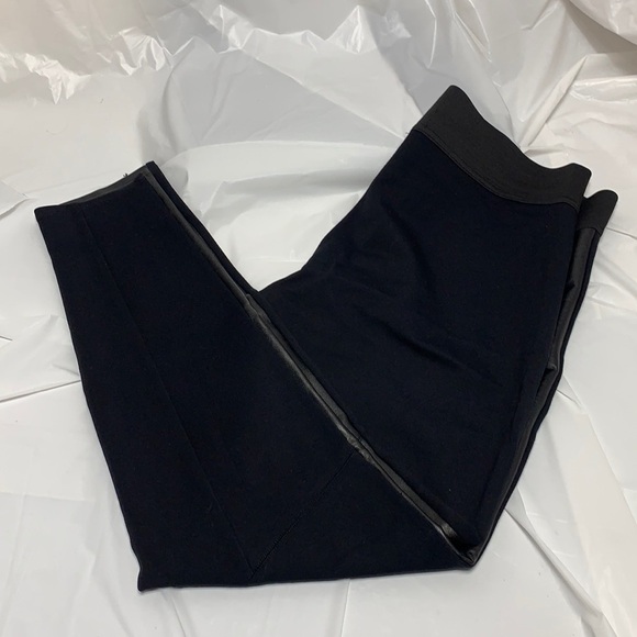 WOMEN’S Rock & Republic Imitation Leather fronted Pant Size Large - Picture 2 of 8